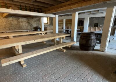 ancienne étable salle à manger